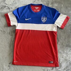 Nike Dri Fit USA Soccer‎ Jersey Shirt Size Medium 2014 World Cup 578026-657